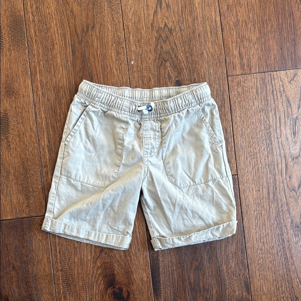 Khaki cargo shorts